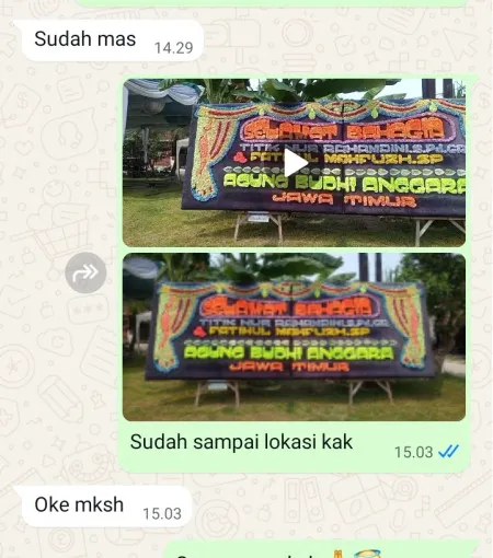 Pengiriman Papan Bunga Kertosari Ulujami